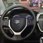 Suzuki SX4 S-Cross steering wheel at the 2014 Paris Motor Show
