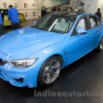 2015 BMW M3 front three quarters for India
