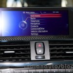 2015 BMW M3 iDrive infotainment screen for India