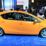 2015 Toyota Prius c side at the 2014 Los Angeles Motor Show
