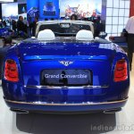 Bentley Grand Convertible rear view at the 2014 Los Angeles Auto Show