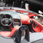 Jaguar F-Type R Coupe AWD interior at the Los Angeles Auto Show 2014
