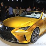 Lexus LF-C2 concept front three quarters right at the 2014 Los Angeles Auto Show