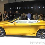 Lexus LF-C2 concept side view at the 2014 Los Angeles Auto Show