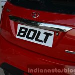 Tata Bolt license plate enclosure
