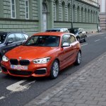 2015 BMW M135i front three quarter spied