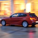 2015 BMW M135i rear three quarter spied