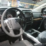 2016 Nissan Titan XD interior at the 2015 Detroit Auto Show