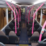 Ashok Leyland Optare Versa EV seats at the Bus and Special Vehicles Show 2015