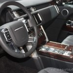 Range Rover interior at the 2015 Detroit Auto Show