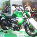 DSK Benelli TNT 300 At India Bike Week 2015 Right Front Three Quarters