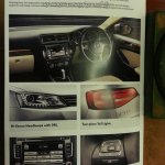 VW Jetta facelift India brochure interior