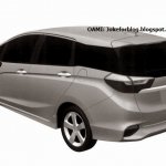 2015 Honda Jazz/Fit Shuttle front three quarters patent drawing