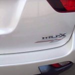 2015 Isuzu MU-X limited edition rear badge