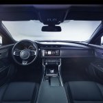 2016 Jaguar XF teaser dashboard.