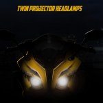 Bajaj Pulsar RS200 twin projector headlights