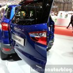 Ford EcoSport S rear door open at the 2015 Geneva Motor Show