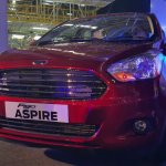 Ford Figo Aspire front fascia from the Indian premiere