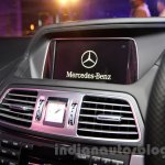 Mercedes E400 Cabriolet display from the launch in India