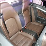Mercedes E400 Cabriolet rear seats from the launch in India