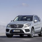 Mercedes GLE front three quarter official image