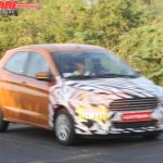 New Ford Figo LHD front spied