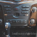 Nissan Patrol center console from its preview in India
