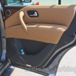 Nissan Patrol door pocket from its preview in India