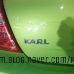 Opel Karl badge spotted in Korea