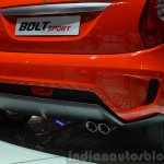Tata Bolt Sport rear bumper at the 2015 Geneva Motor Show