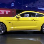 2015 Ford Mustang Coupe side at the 2015 Seoul Motor Show