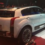 Qoros 2 SUV Concept rear three quarter spied at Shanghai Auto Show 2015