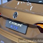 VW C Coupe GTE Concept registration plate at the Auto Shanghai 2015
