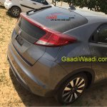 2015 Honda Civic hatchback rear end LHD imported into India for R&D purpose