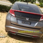 2015 Honda Civic hatchback rear imported to India for R&D purpose