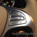 Mercedes S600 Guard Bluetooth controls on the steering from the India launch