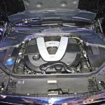 Mercedes S600 Guard V12 engine from the India launch