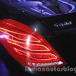 Mercedes S600 Guard taillamp from the India launch