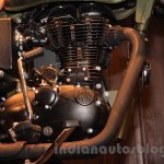 Royal Enfield Classic 500 Limited Edition Battle green despatch engine unveiled at new flagship store