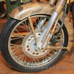 Royal Enfield Classic 500 Limited Edition Desert Storm despatch front rim unveiled at new flagship store