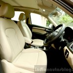 2015 Audi Q3 facelift front seat India Review