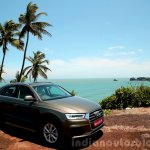 2015 Audi Q3 facelift front three quarter India Review