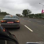 2016 Audi A4 prototype rear photographed testing in Mumbai