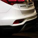 2016 Hyundai SantaFe Prime rear lower fascia unveiled in Korea
