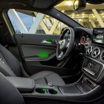 2016 Mercedes A Class Sport (facelift) front cabin revealed press image