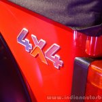 2015 Mahindra Thar facelift badge