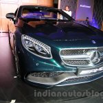 2015 Mercedes AMG S 63 Coupe front quarter launched in Delhi