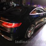 2015 Mercedes AMG S 63 Coupe rear quarter launched in Delhi