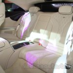 2015 Mercedes S 500 Coupe rear seats launched in Delhi