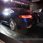 2015 Mercedes S 500 Coupe rear three quarter launched in Delhi